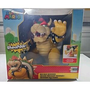 Super Mario Big Bad Bowser Figure Costco Exclusive Large Talking Toy NEW